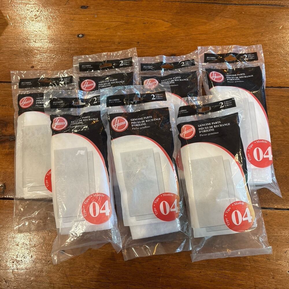 Lot of 7 Packs (14 Filters) Hoover Type 04 Vacuum Filters #38766009 NEW